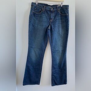 Gap Blue Stretch Bootcut Jeans Size 16 Long New Without Tag